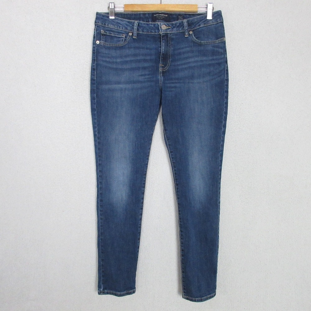 Lucky Brand Lolita Low Rise Skinny Jeans Womens 12/31 Regular Medium Wash Blue